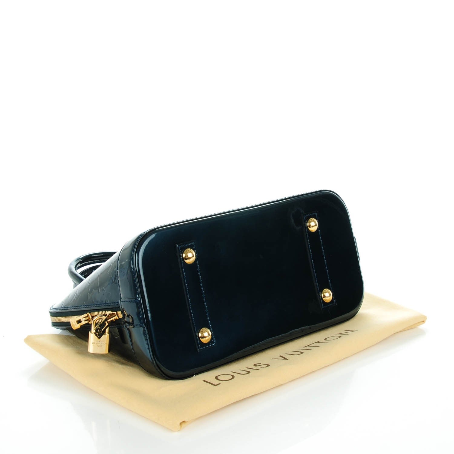 Louis Vuitton Vernis Alma PM Blue Nuit 4 of 7