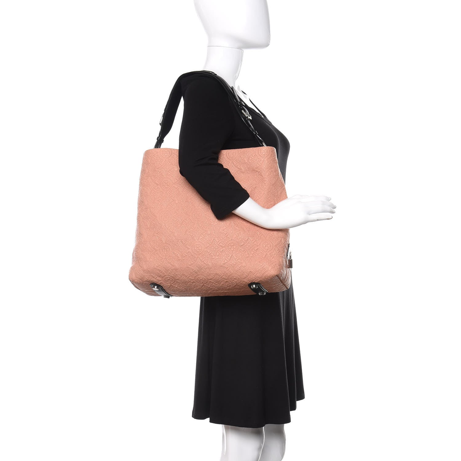 Louis Vuitton Monogram Lambskin Antheia Ixia PM Rose 2 of 9
