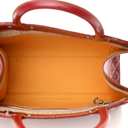 Goyard Goyardine Jersey PM Bag Red 5 of 15