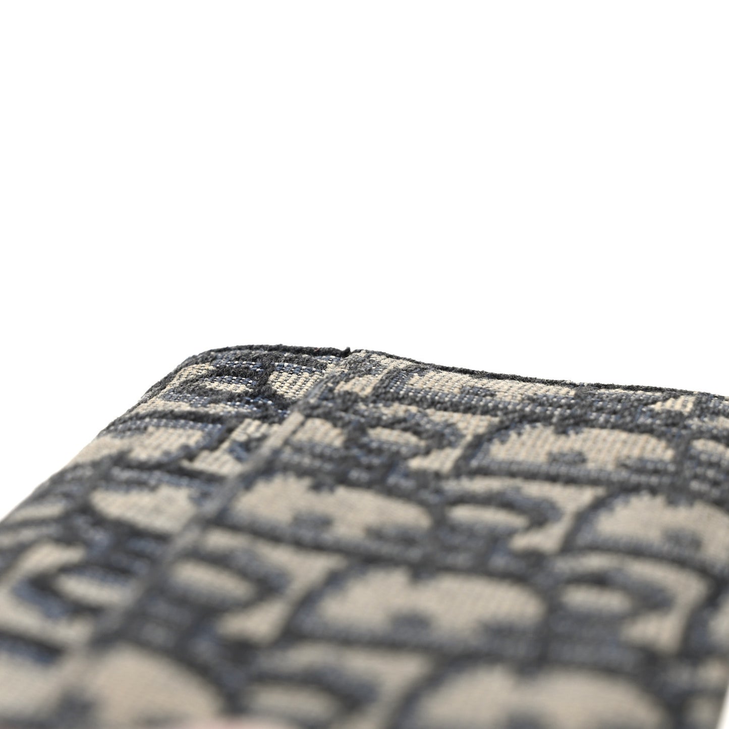 Oblique Saddle Card Holder Blue