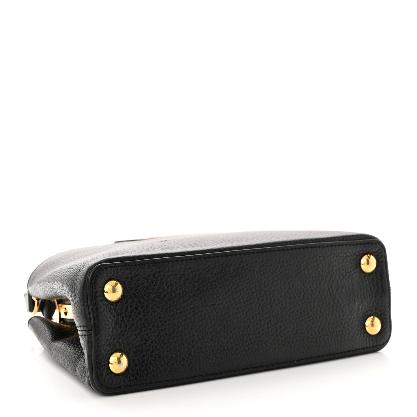 LOUIS VUITTON Taurillon Capucines BB Black