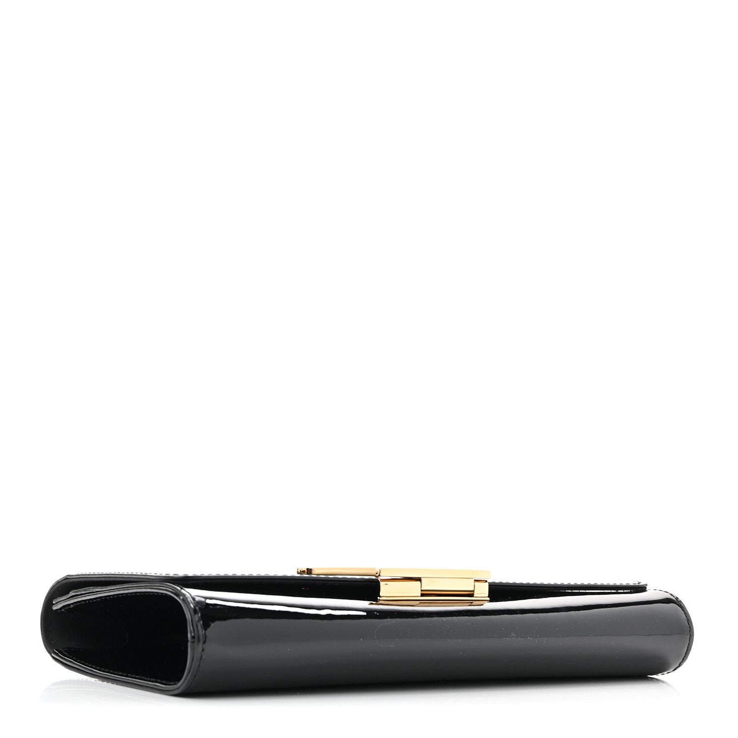 Louis Vuitton Patent Louise Clutch Black 4 of 8