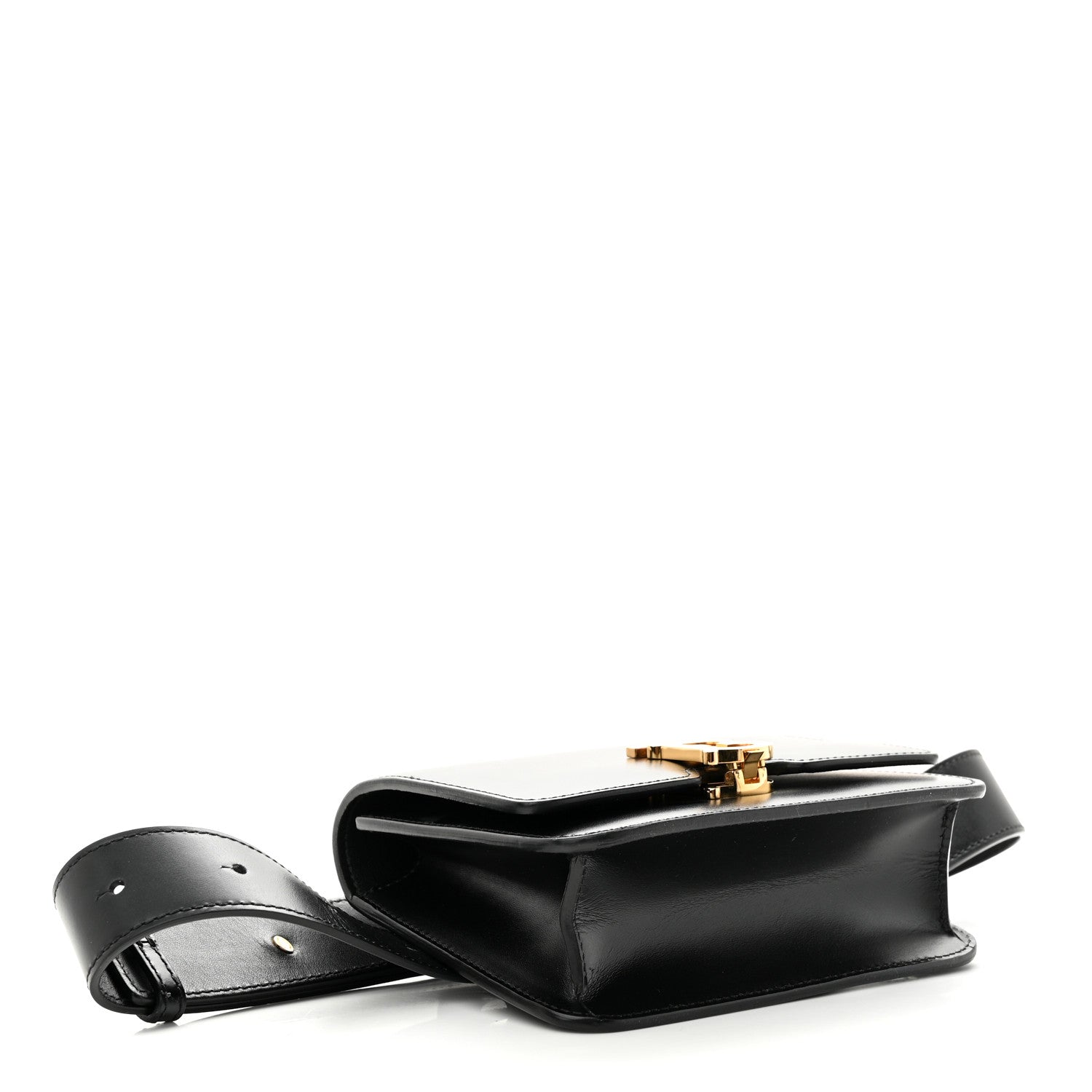 Burberry Calfskin TB Belt Bag Black 4 of 12