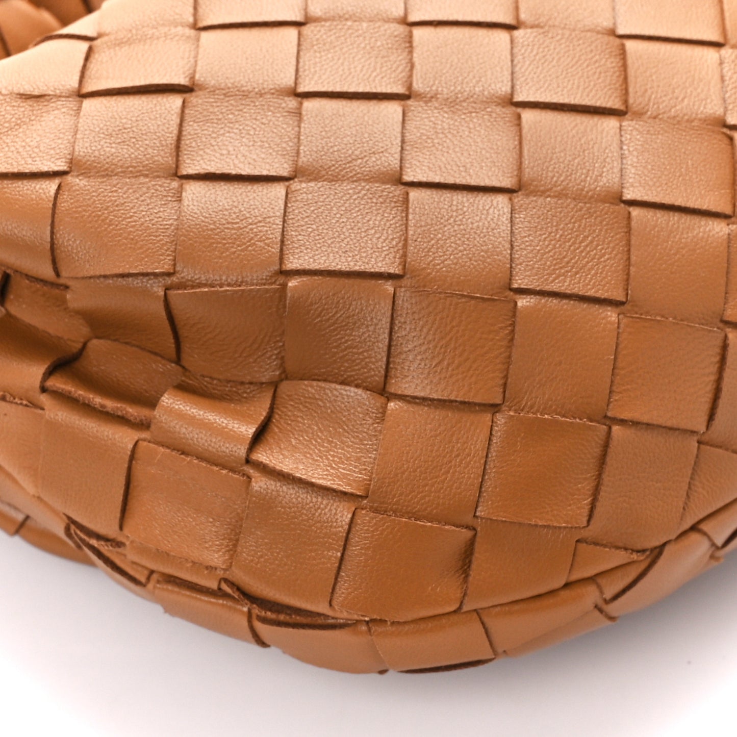Nappa Intrecciato Mini Jodie Caramel