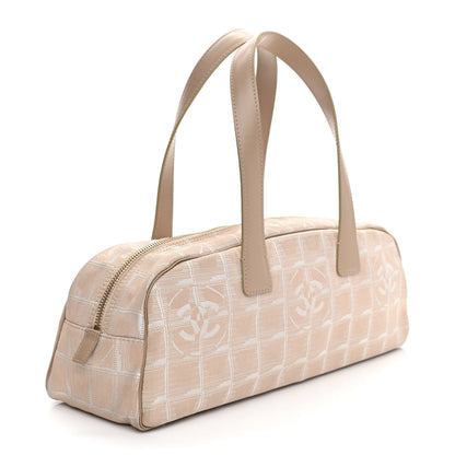 Chanel Nylon Travel Bowler Beige 3 of 10