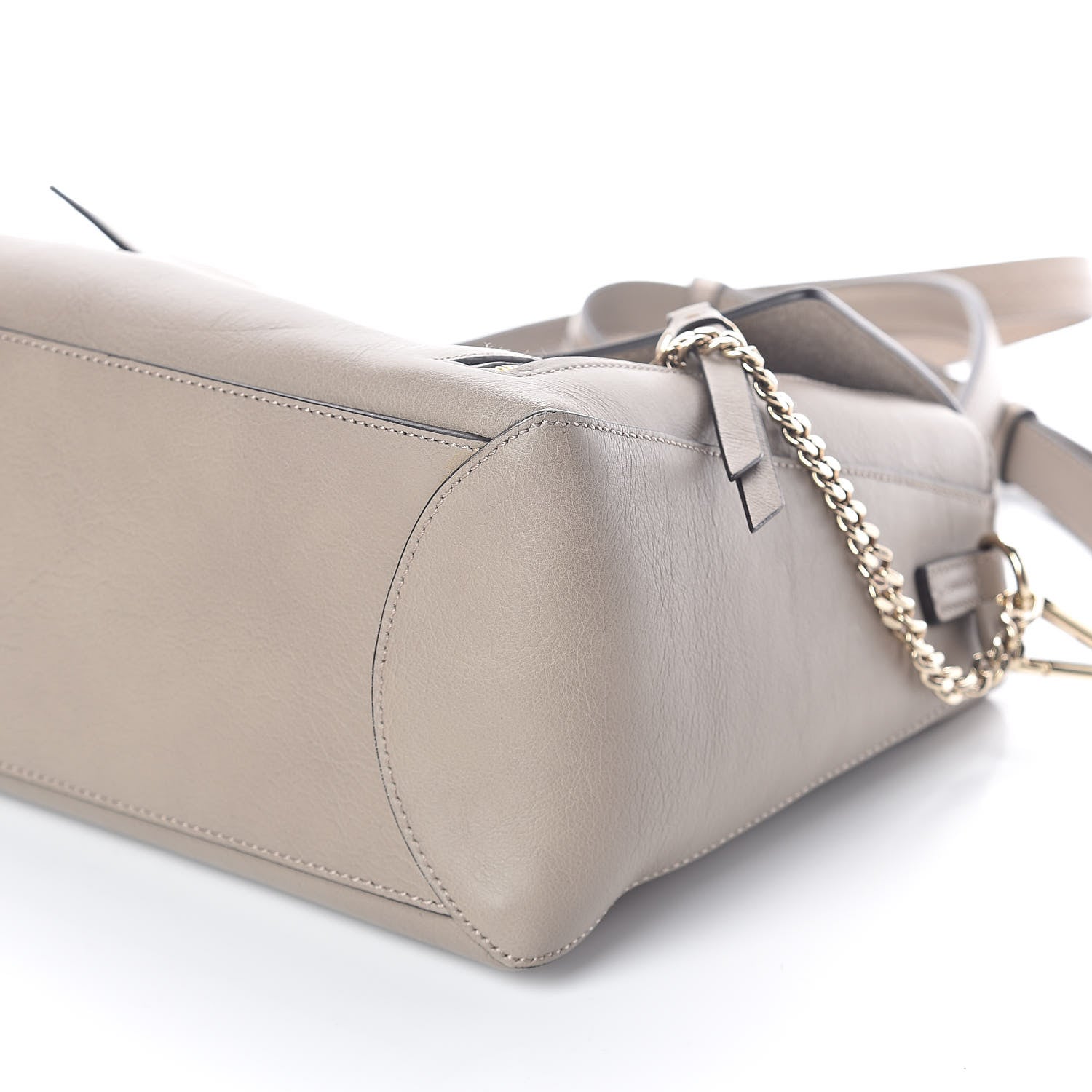 Chloe Calfskin Medium Faye Day Shoulder Bag Motty Grey 9 of 9