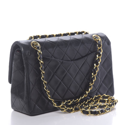 Chanel Lambskin Quilted Small Double Flap Black 4 of 17