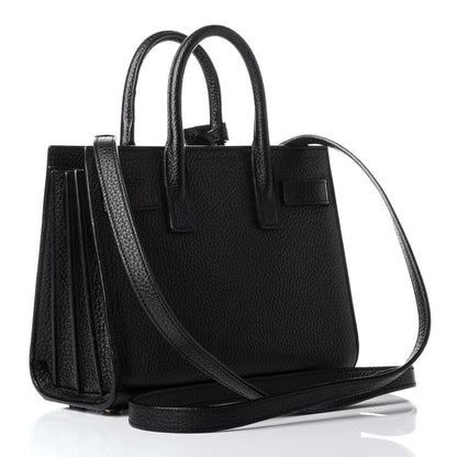 Saint Laurent Grained Calfskin Nano Sac De Jour Black 3 of 11