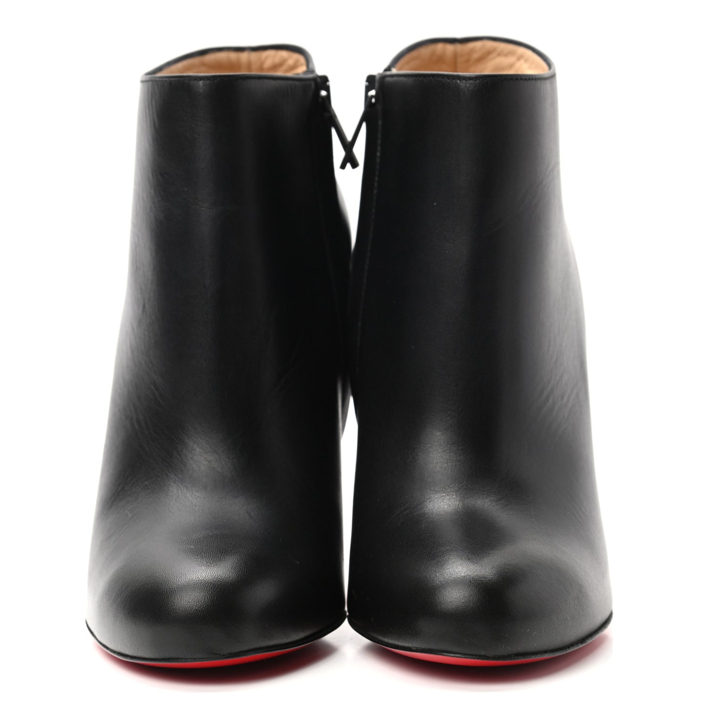 Calfskin Belle 85 Ankle Boots 35.5 Black