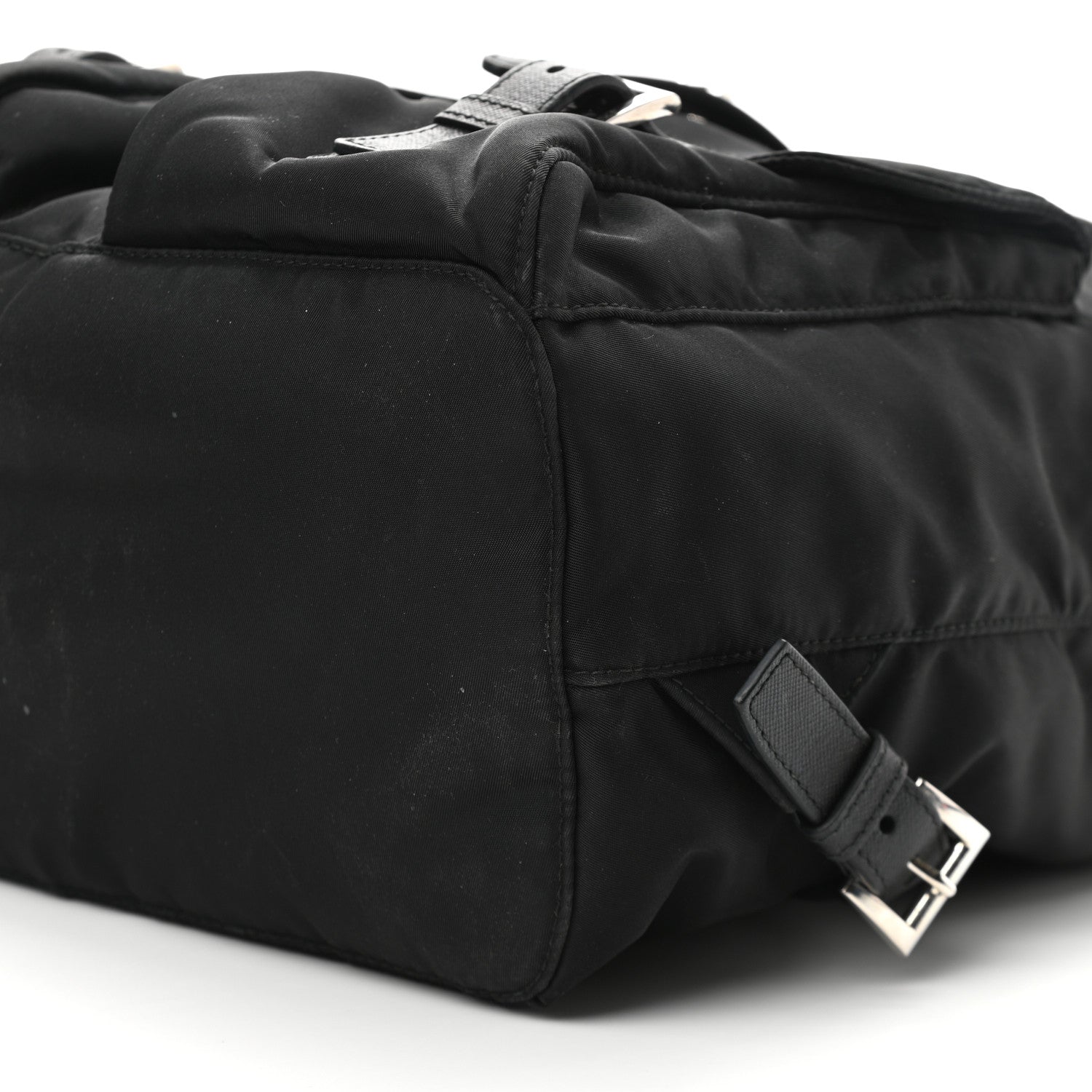 Prada Nylon Vela Medium Backpack Black 11 of 12