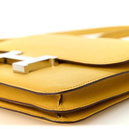 Hermes Chevre Mysore Constance 18 Jaune De Naples 10 of 10