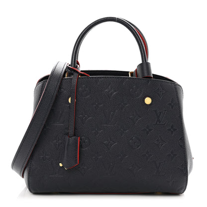 Louis Vuitton Empreinte Montaigne BB Marine Rouge 1 of 9
