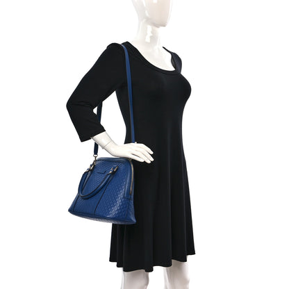 Gucci Soft Microguccissima Medium Dome Bag Caspian 2 of 9