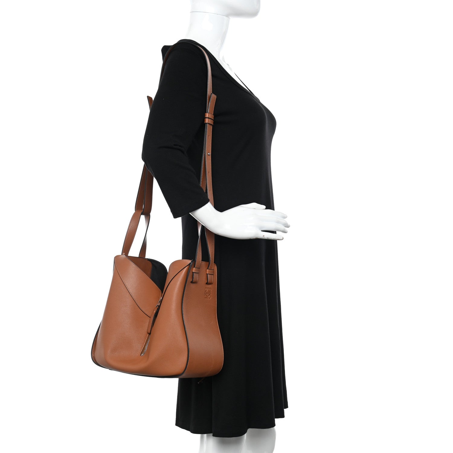 Loewe Calfskin Small Hammock Shoulder Bag Tan 2 of 17