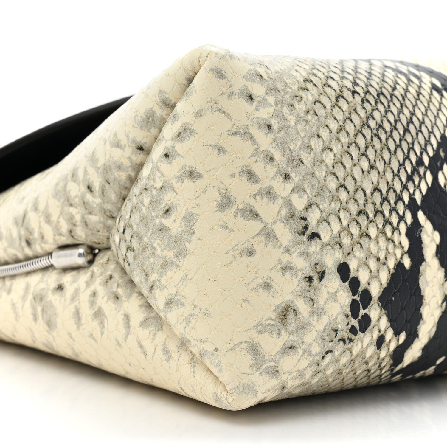 Khaite Calfskin Python Embossed Bobbi Bag Natural 8 of 8