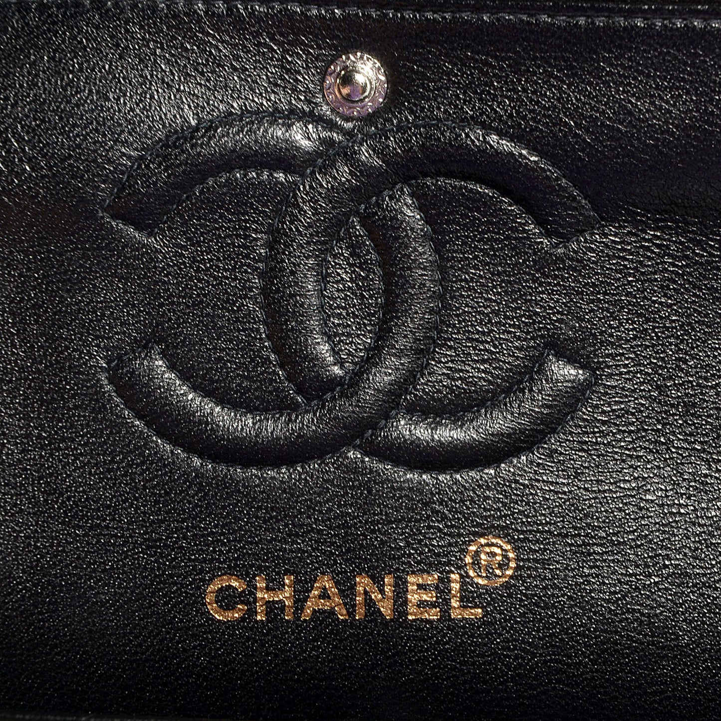 Lambskin Small Double Flap So Black