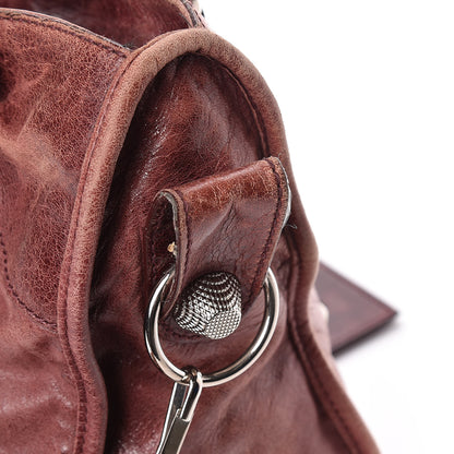 Balenciaga Agneau Giant 21 Silver Hardware City Dark Wine 16 of 20