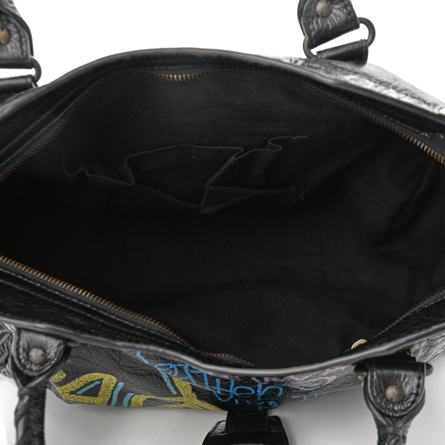 Agneau Graffiti All Over Classic Hardware City Black Multicolor