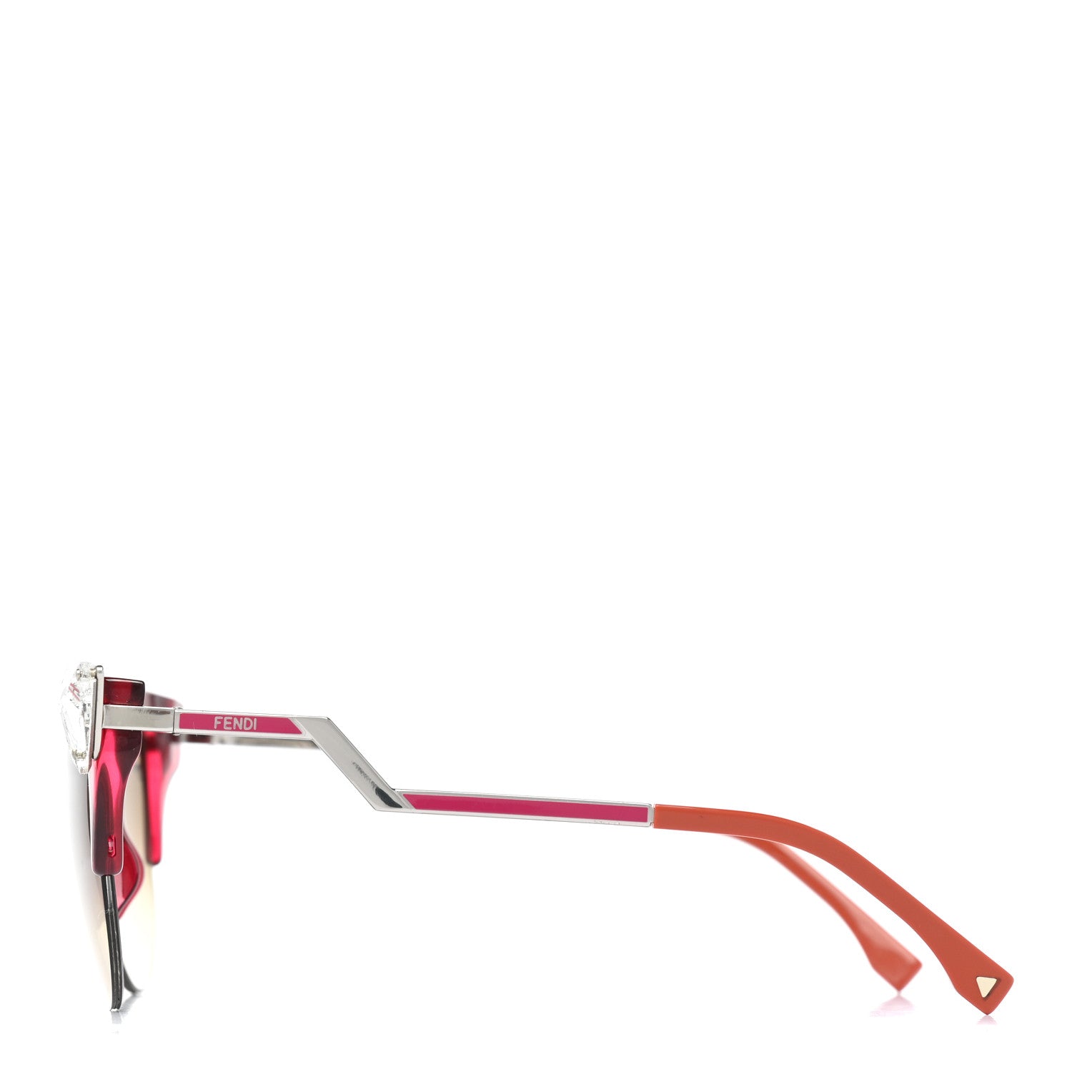 Fendi Iridia Sunglasses FF 0041/S Cherry Palladium 3 of 7