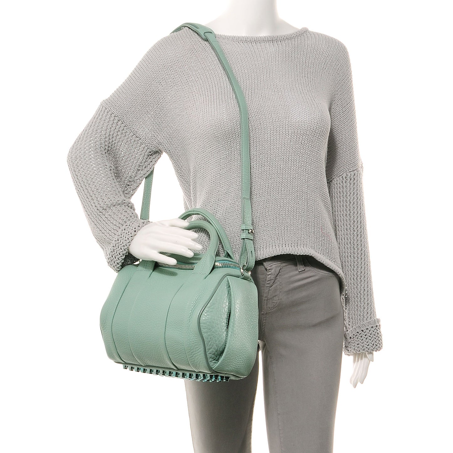 Pebbled Leather Rockie Peppermint