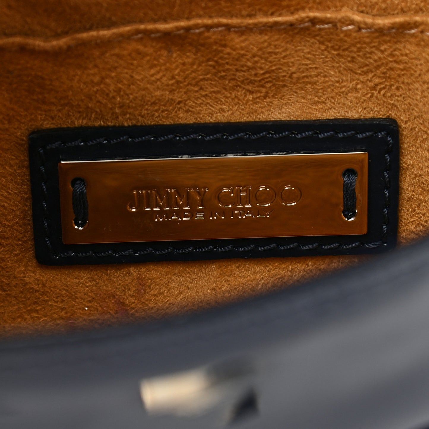 Patent Rebel Crossbody Bag Navy