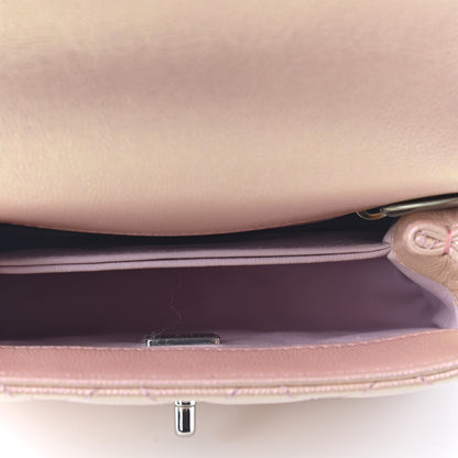 Chanel Iridescent Caviar Quilted Extra Mini Coco Handle Flap Light Pink 5 of 9
