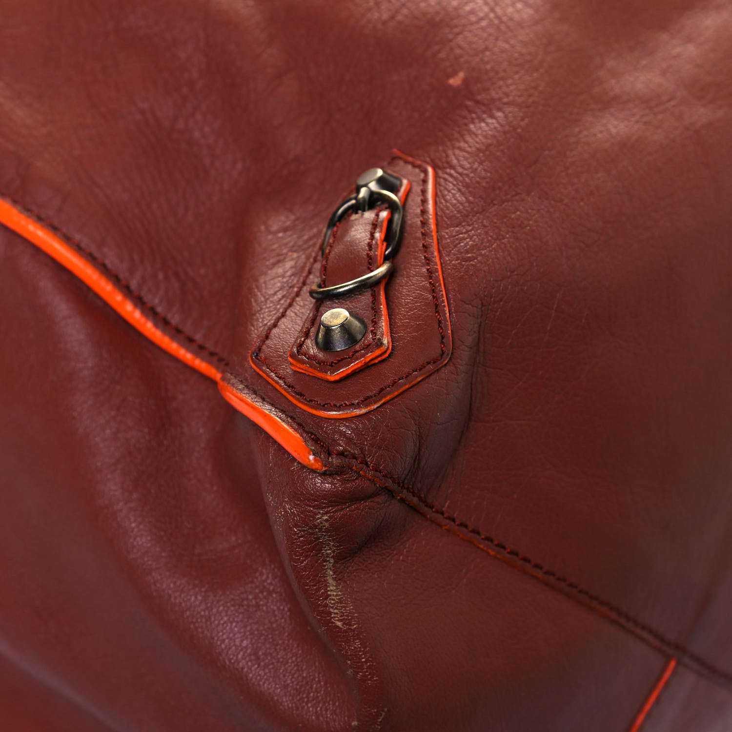 Balenciaga Veau Papier A3 Tote Orange Brulee 6 of 24