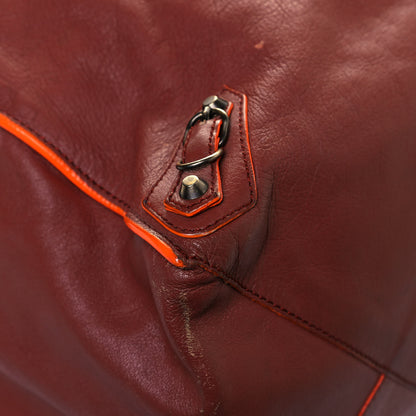 Balenciaga Veau Papier A3 Tote Orange Brulee 6 of 24