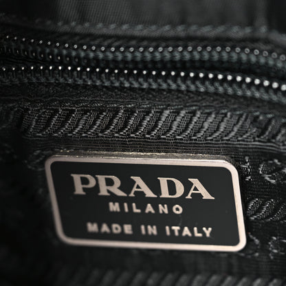 Prada Tessuto Nylon Flap Shoulder Bag Black 6 of 9
