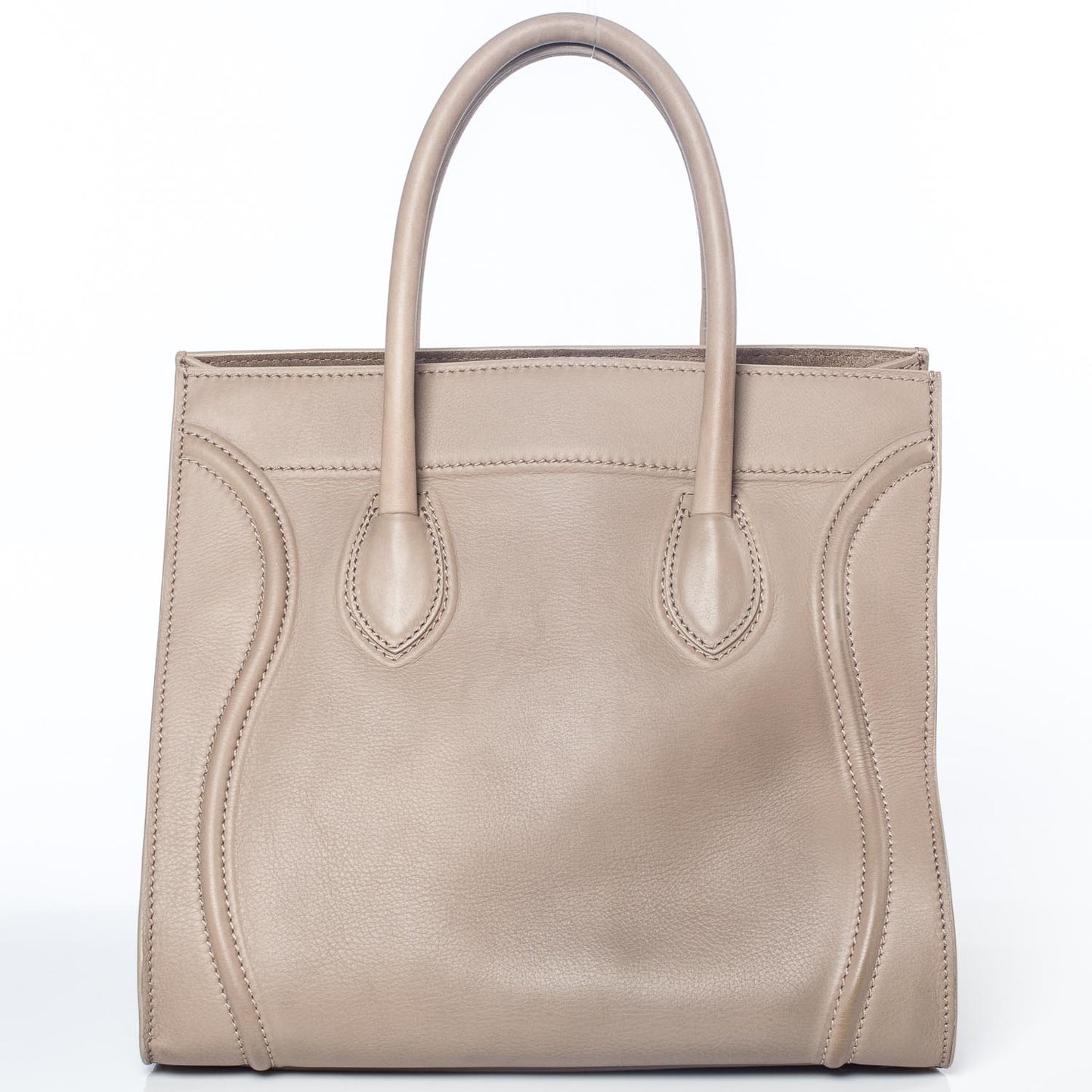 Smooth Calfskin Medium Phantom Luggage Taupe