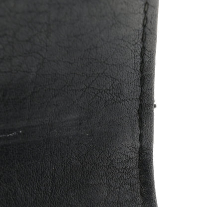 Chanel Calfskin Diamond Stitched Card Holder Wallet Black 9 of 10