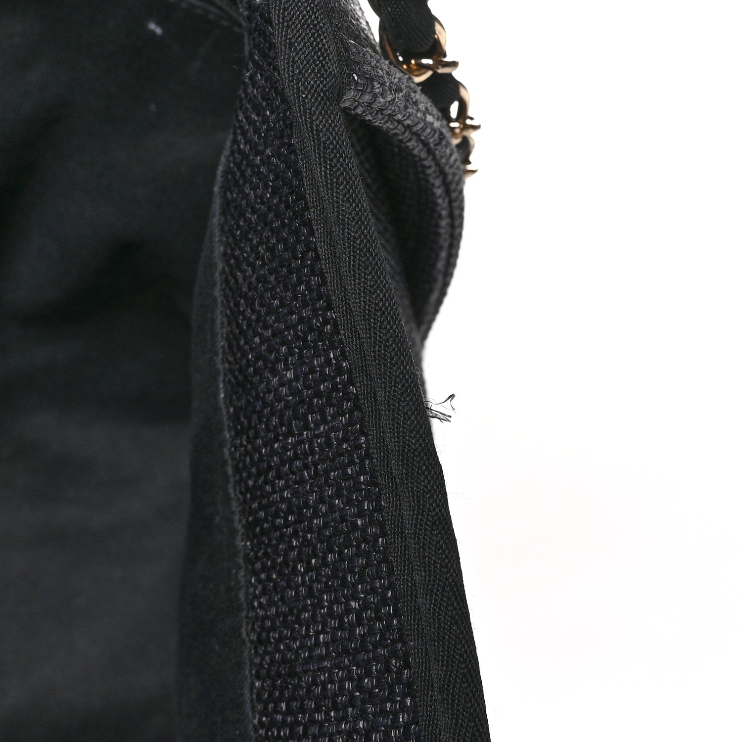 Chanel Woven Straw Raffia Medium Deauville Tote Black 11 of 11