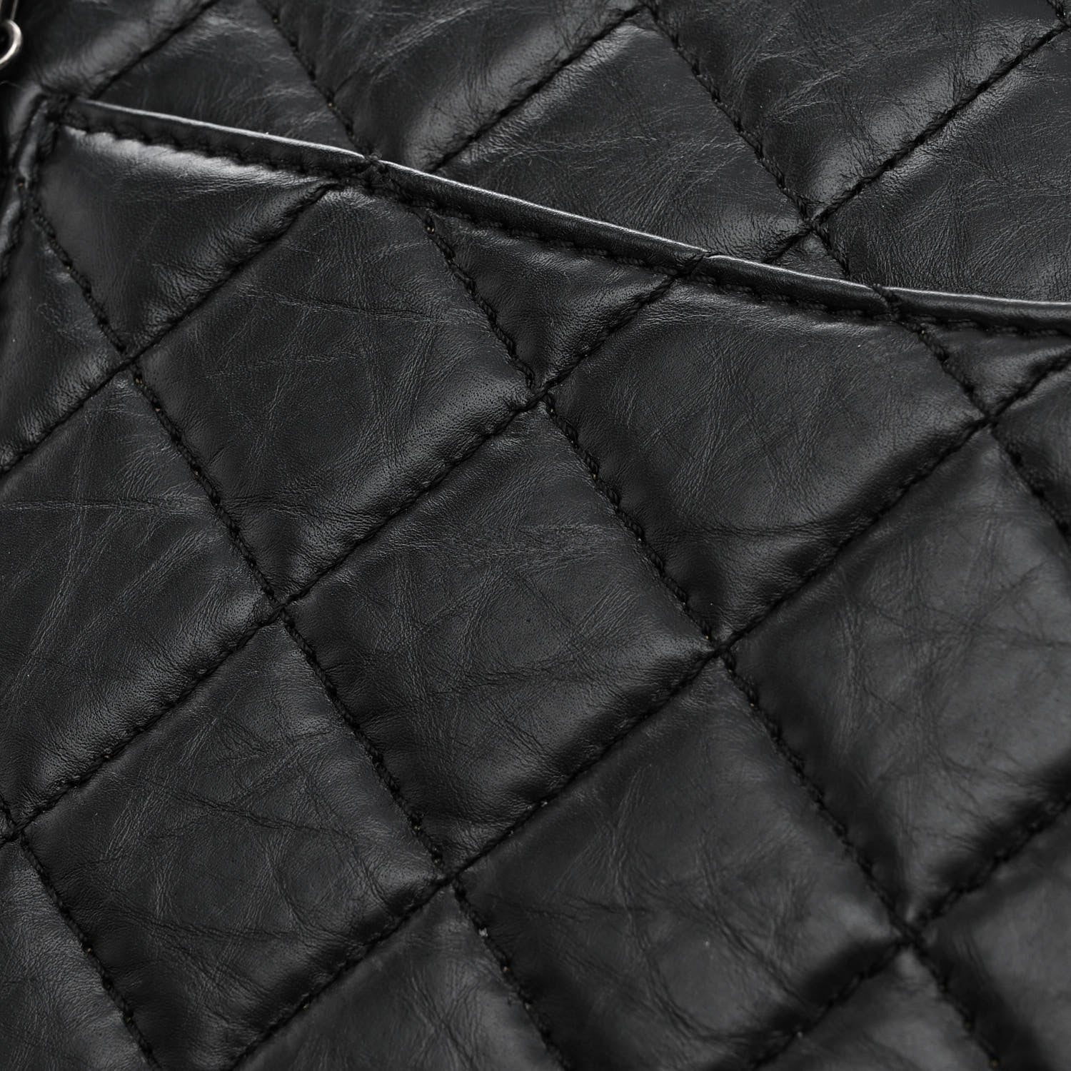 Chanel Aged Calfskin Quilted 2.55 Reissue 227 Flap Black 11 of 11