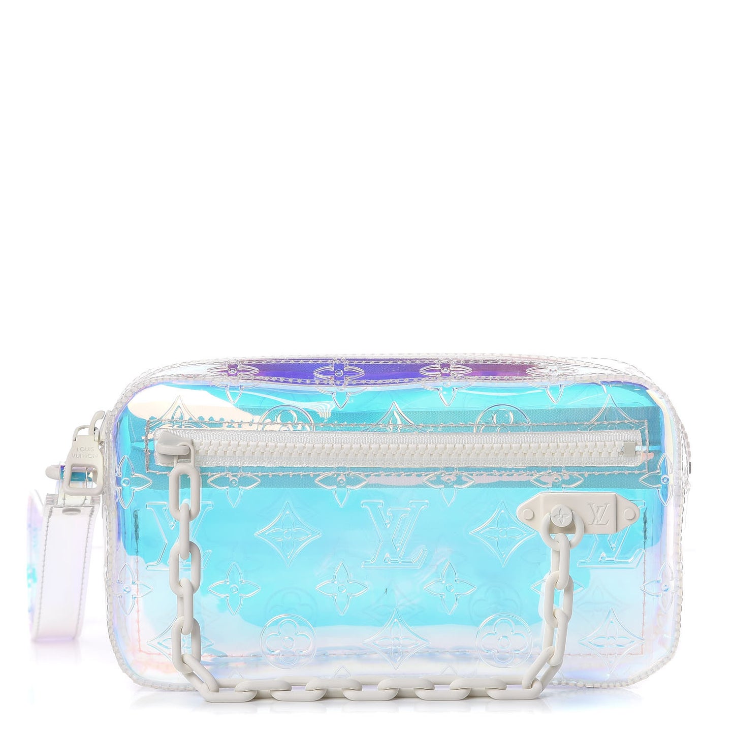 PVC Monogram Pochette Volga Iridescent Prism
