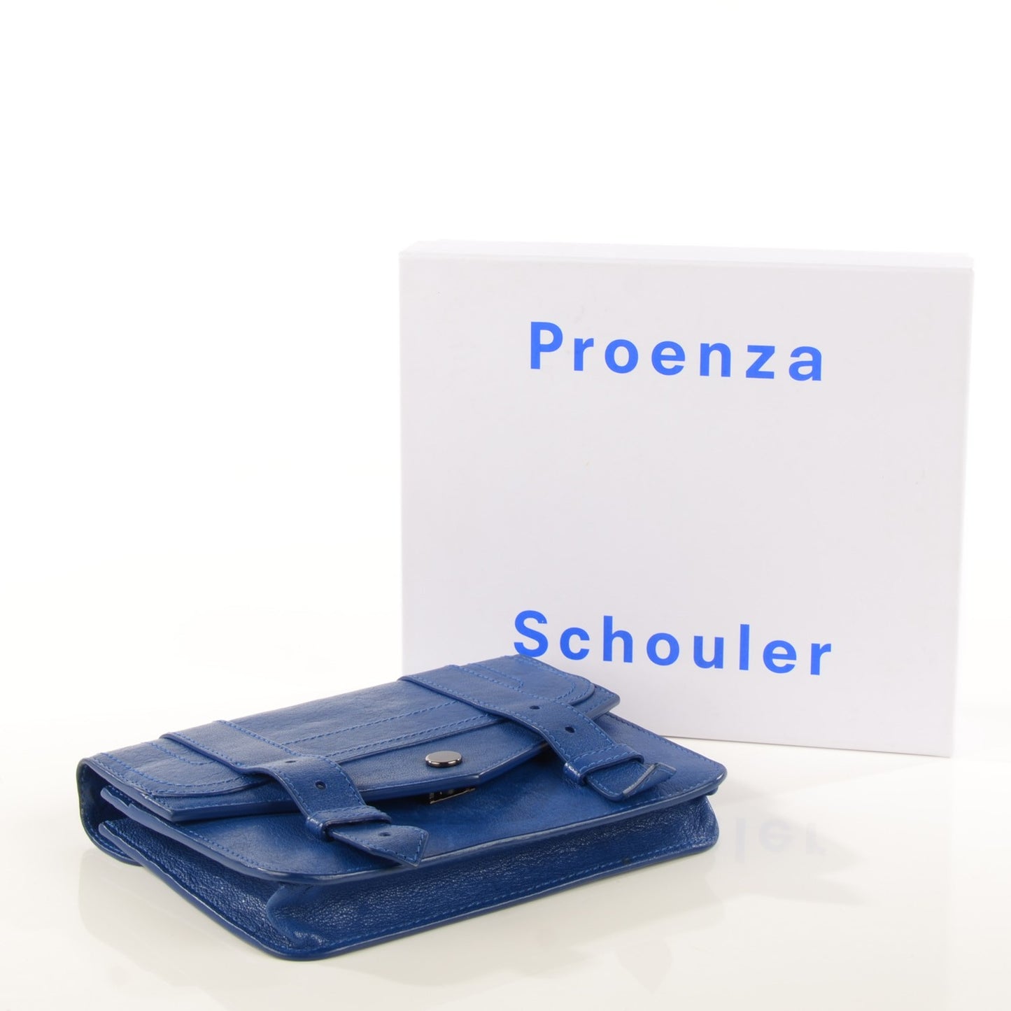 Lambskin PS1 Large Chain Wallet Royal Blue