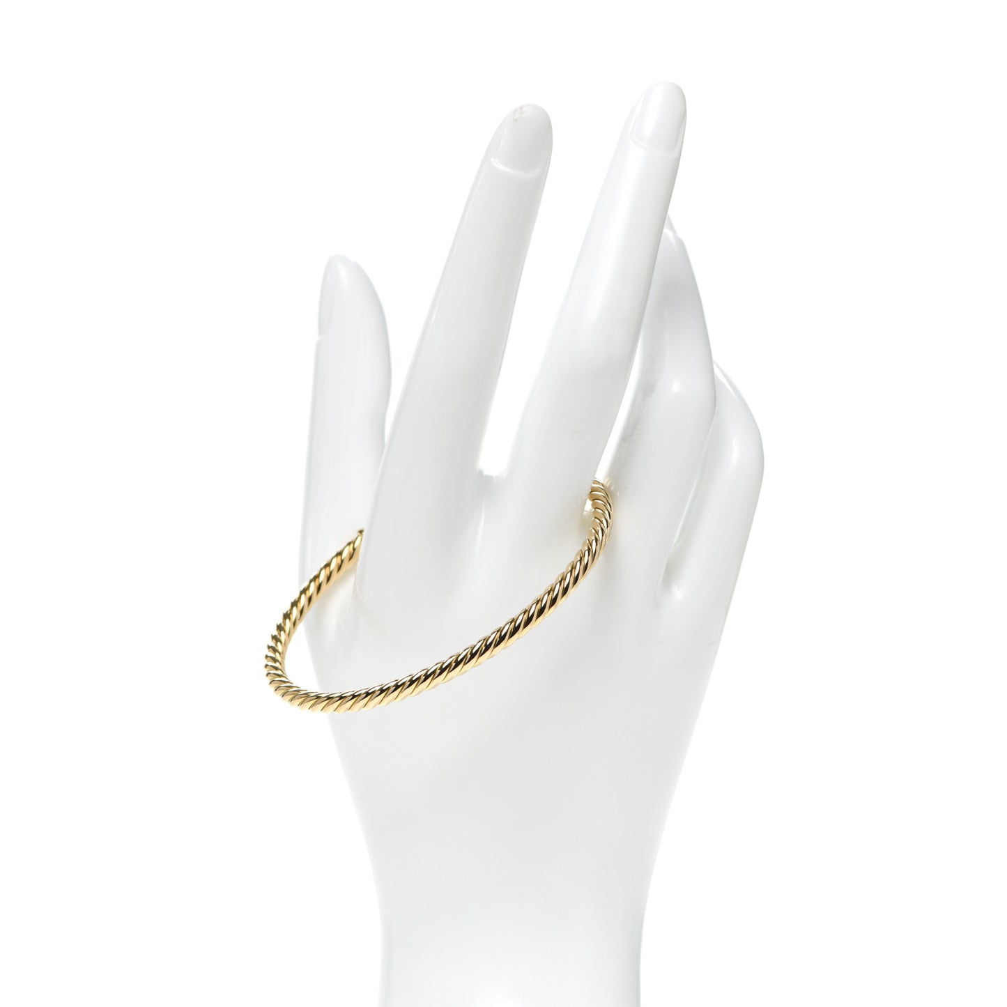 18K Yellow Gold 4mm Cablespira Bracelet