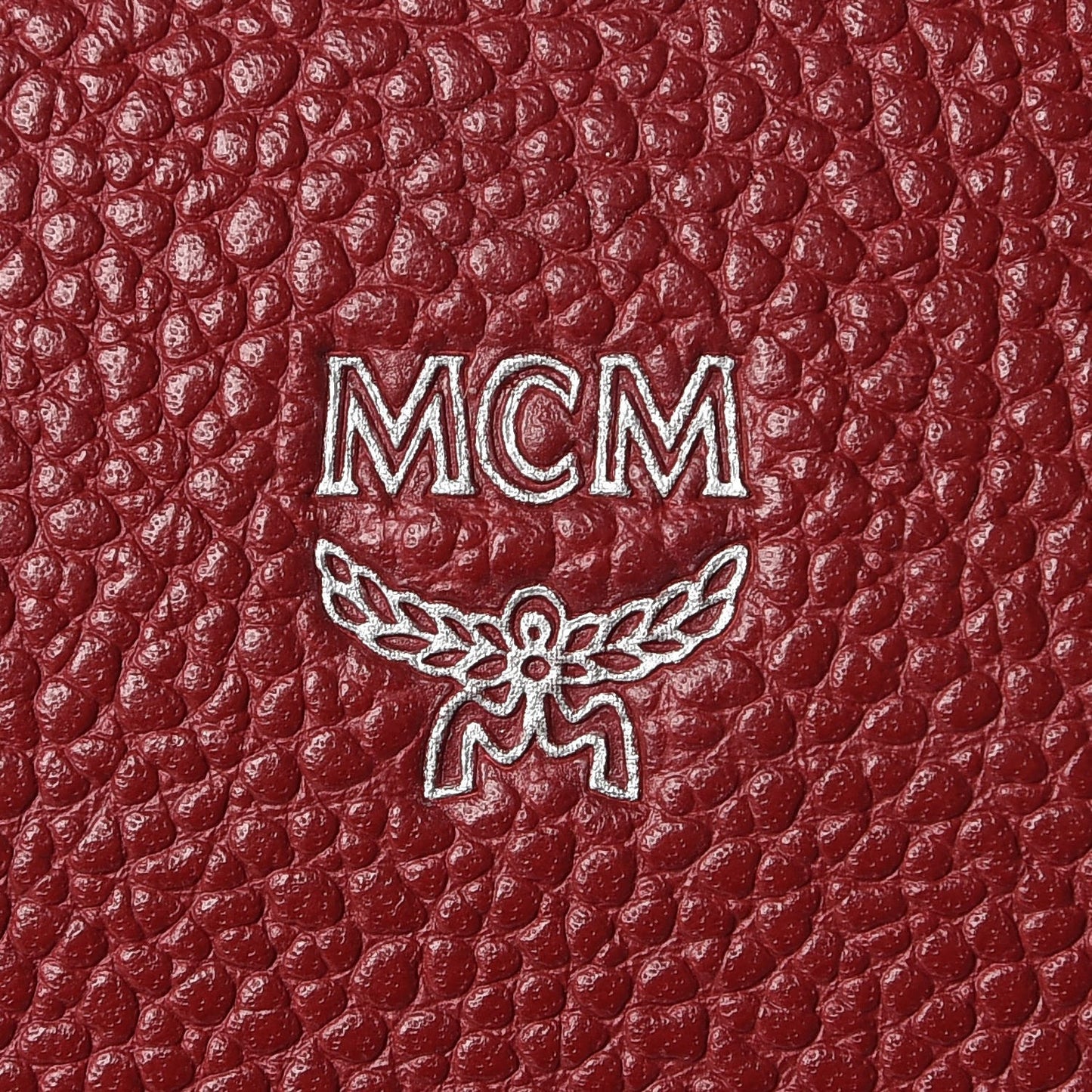 Grained Calfskin Small Ella Boston Burgundy