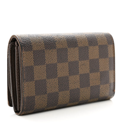 Louis Vuitton Damier Ebene Porte-Monnaie Billets Tresor Wallet 3 of 9