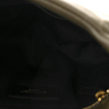Saint Laurent Lambskin Quilted Toy Loulou Puffer Monogram Chain Satchel Light Musk 5 of 9