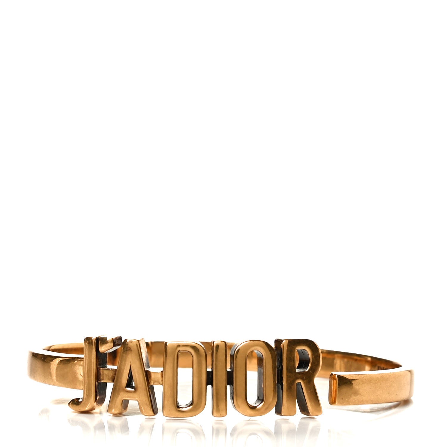 Christian Dior Metal J'Adior Bracelet Cuff Gold 1 of 4