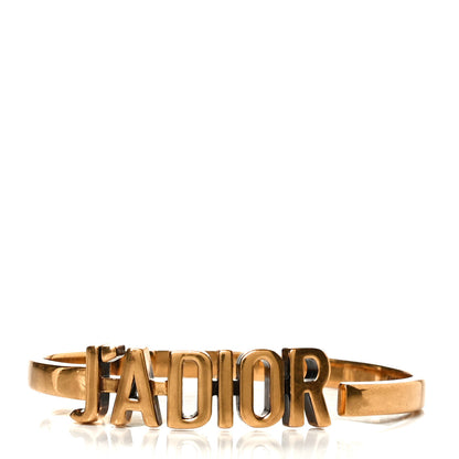 Christian Dior Metal J'Adior Bracelet Cuff Gold 1 of 4