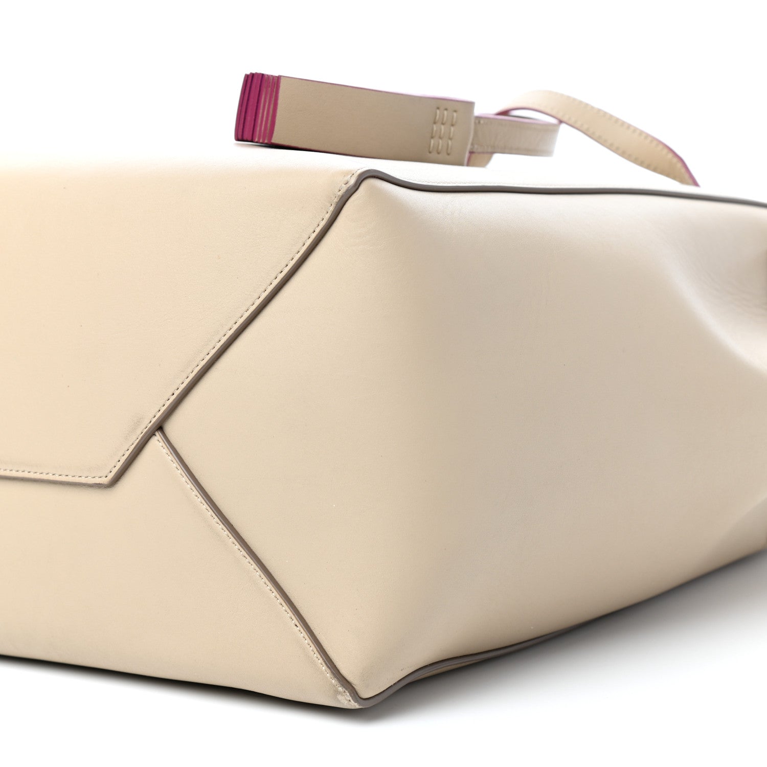 Celine Smooth Calfskin Small Belt Cabas Phantom Beige 8 of 9