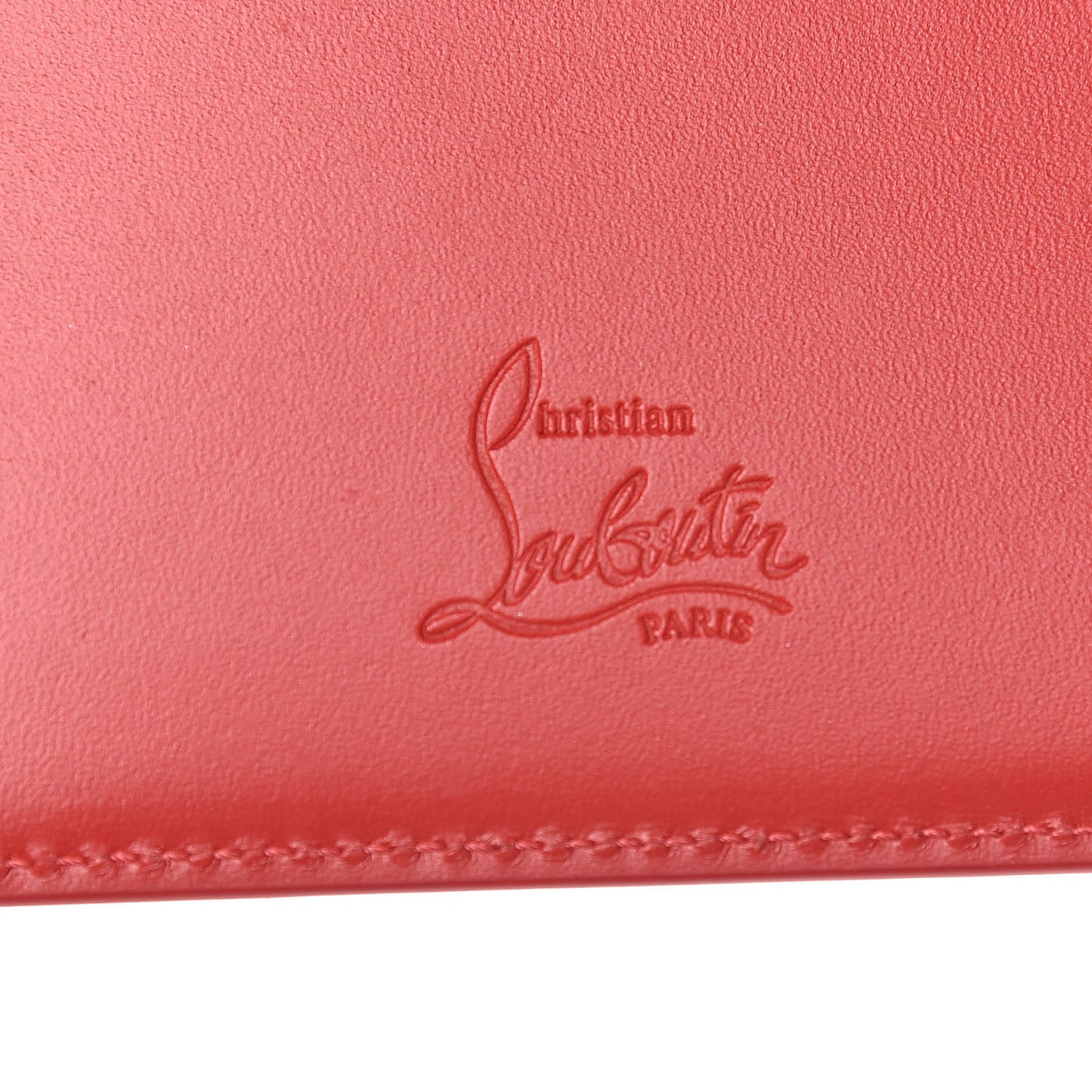 Calfskin Spike Bi-Fold Wallet Black
