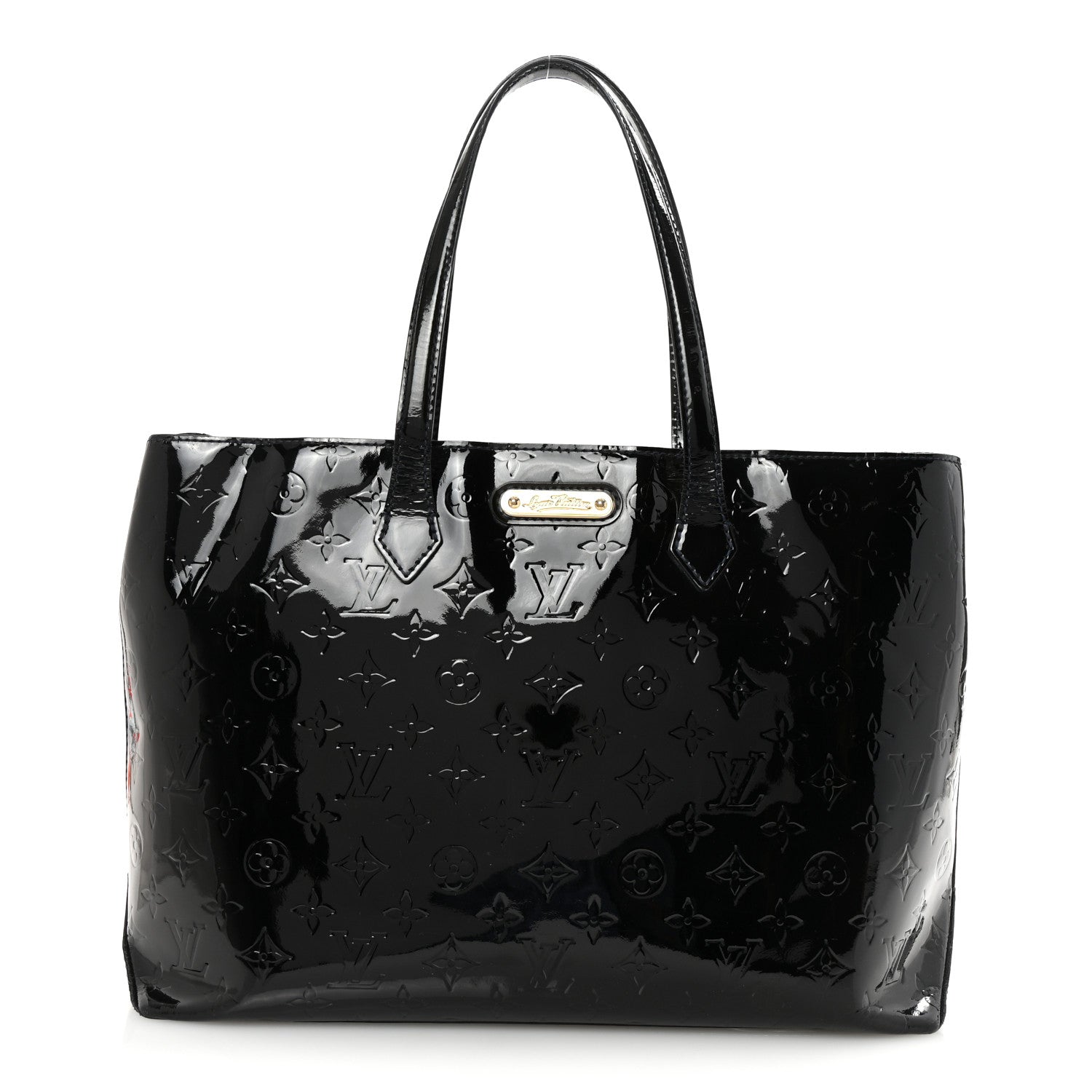 Louis Vuitton Vernis Wilshire MM Blue Infini 1 of 9