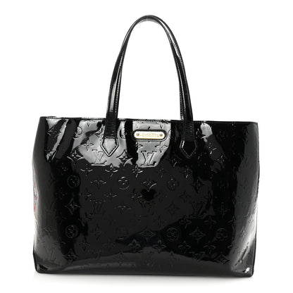 Louis Vuitton Vernis Wilshire MM Blue Infini 1 of 9