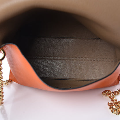 Loewe Goatskin Avenue Shoulder Bag Orange 5 of 13
