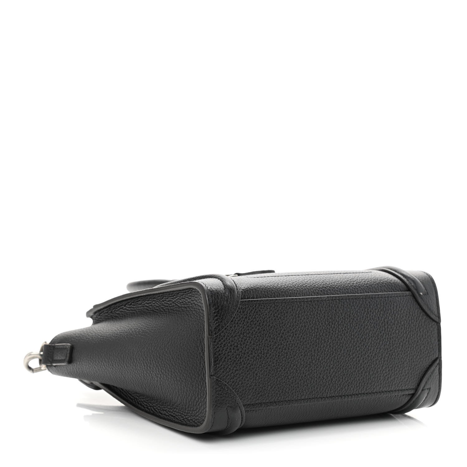 Celine Drummed Calfskin Nano Luggage Black 4 of 11