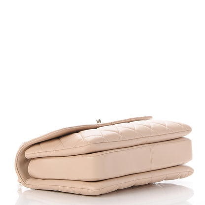 Chanel Lambskin Quilted Medium Trendy CC Flap Dual Handle Bag Beige 5 of 10