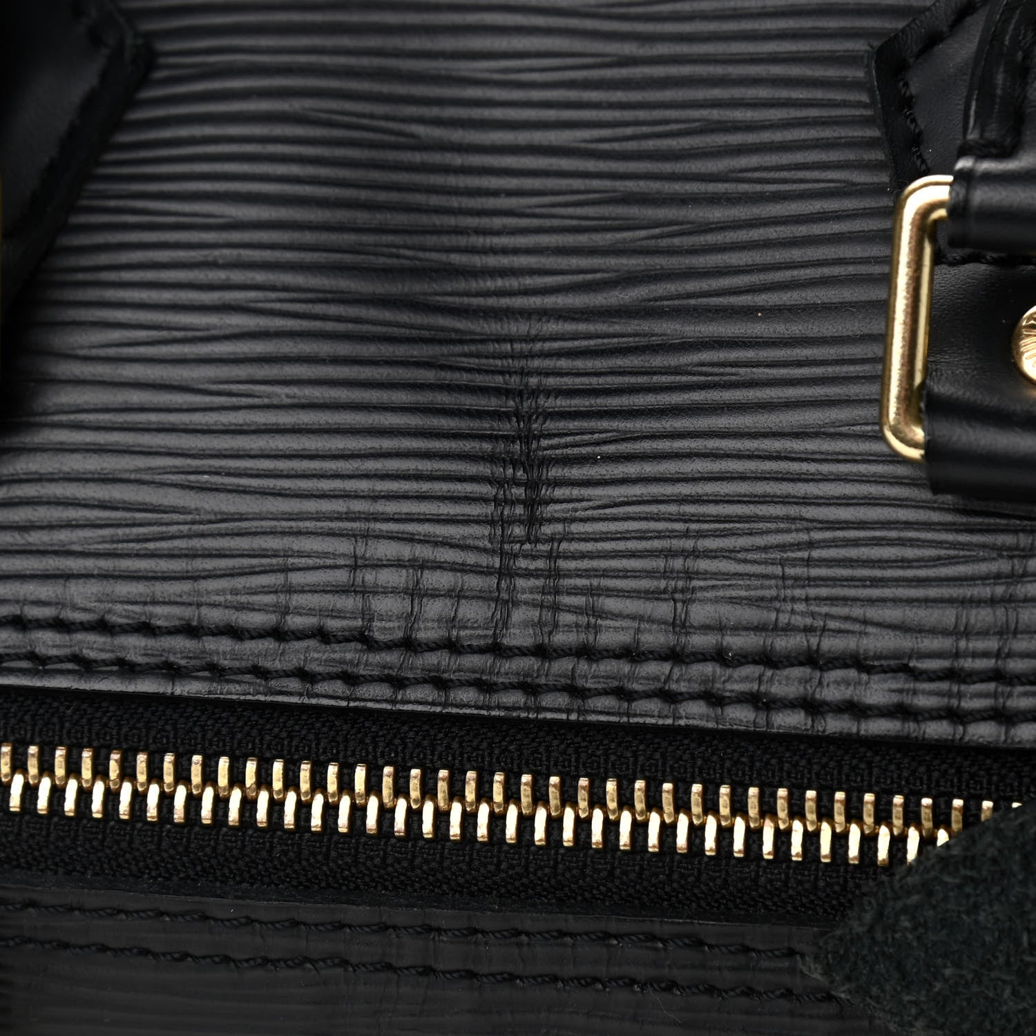 Louis Vuitton Epi Speedy 25 Black 7 of 10