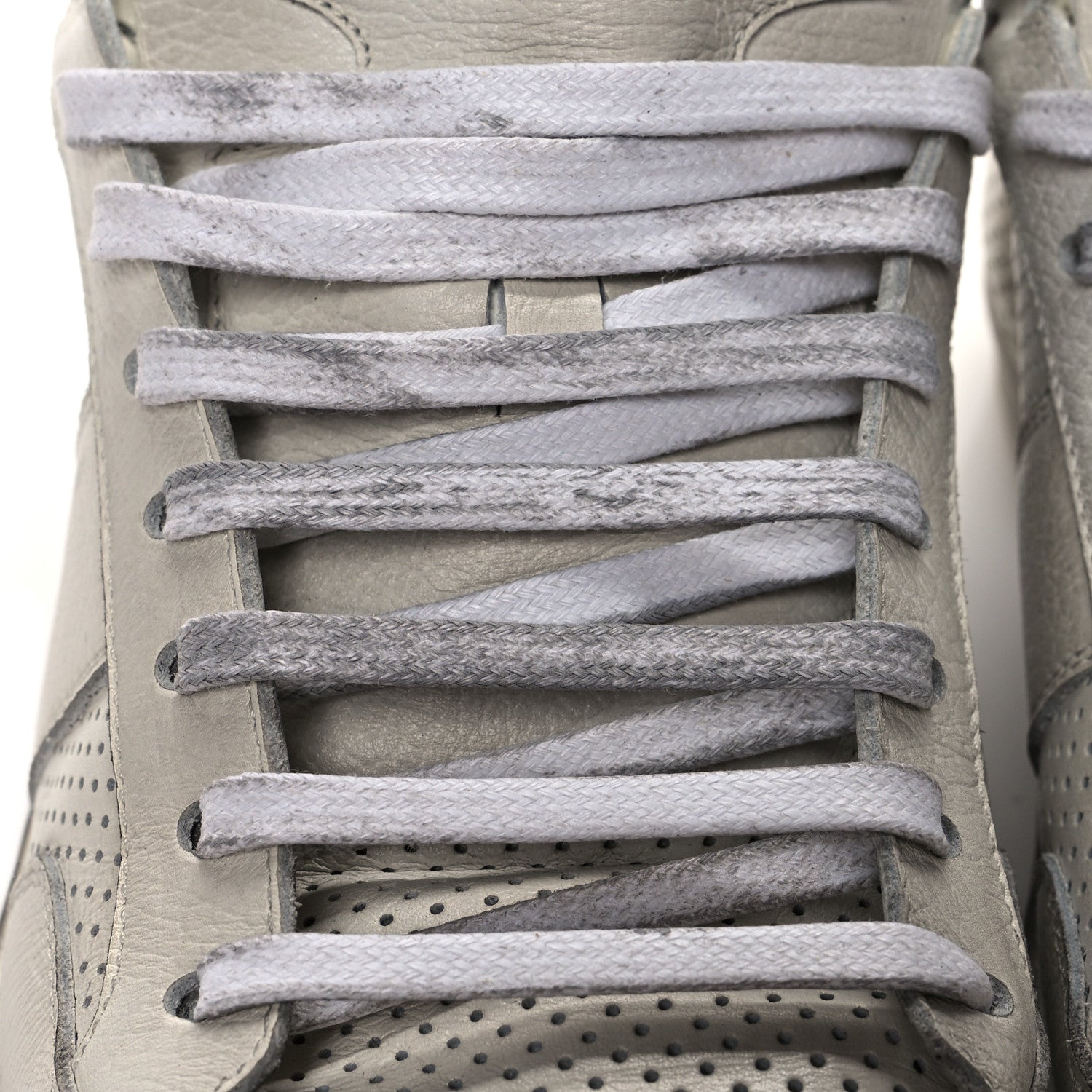 Saint Laurent Calfskin Perforated Court Classic SL/10H High Top Sneakers 43 White 10 of 11